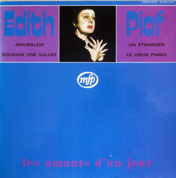 Accords et paroles Les amants Édith Piaf