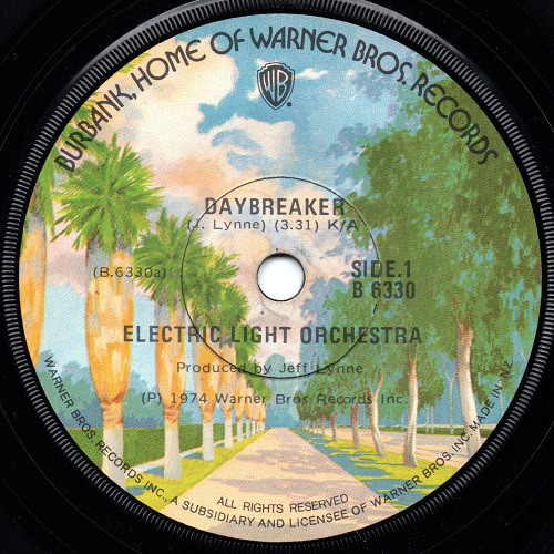 Accords et paroles Daybreaker Electric Light Orchestra