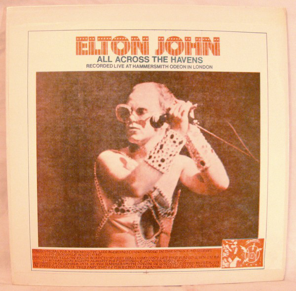 Accords et paroles All Across The Havens Elton John