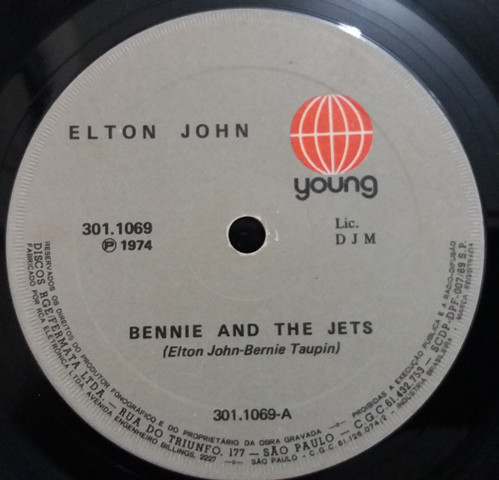 Accords et paroles Bennie and the Jets Elton John