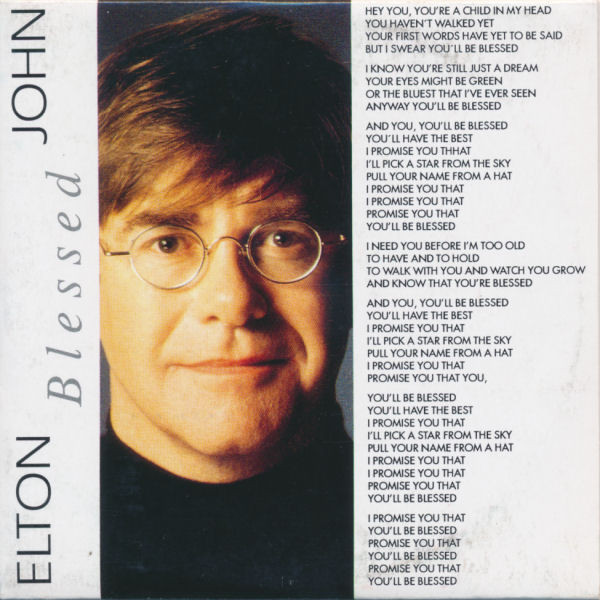 Accords et paroles Blessed Elton John