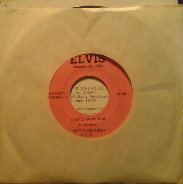 Accords et paroles Gentle On My Mind Elvis Presley