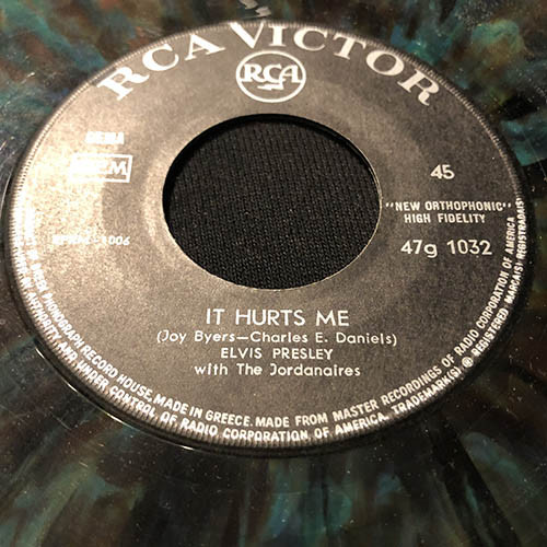 Accords et paroles It Hurts Me Elvis Presley