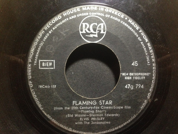 Accords et paroles Summer Kisses Winter Tears Elvis Presley