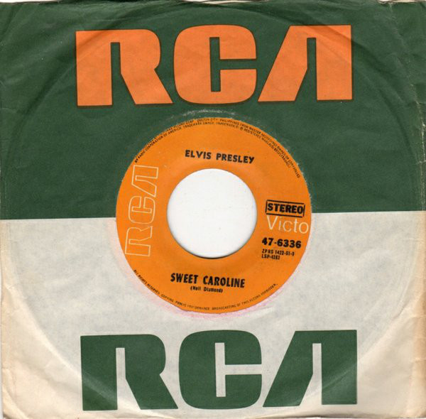 Accords et paroles Sweet Caroline Elvis Presley