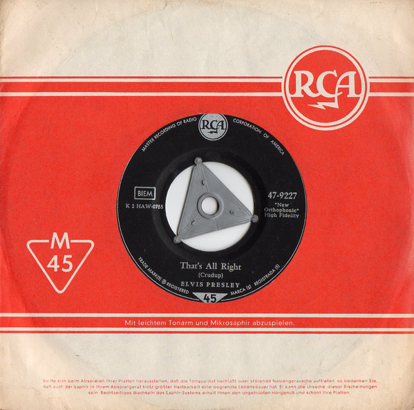 Accords et paroles Thats All Right Elvis Presley