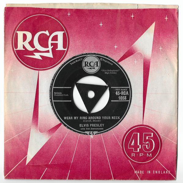 Accords et paroles Wear My Ring Around Your Neck Elvis Presley