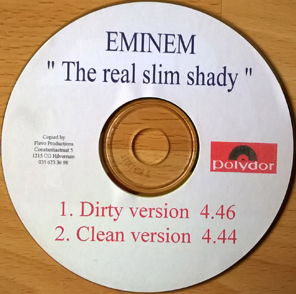 Accords et paroles The Real Slim Shady Eminem