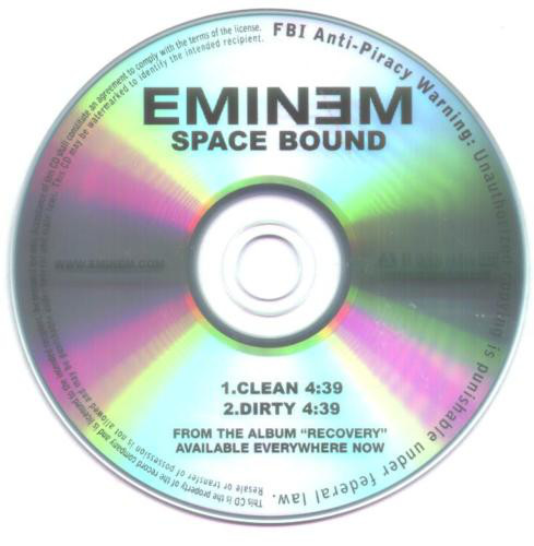 Accords et paroles Space Bound Eminem