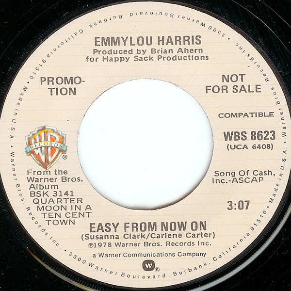 Accords et paroles Easy From Now On Emmylou Harris