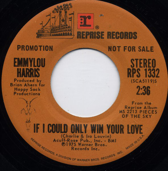 Accords et paroles If I Could Only Win Love Emmylou Harris