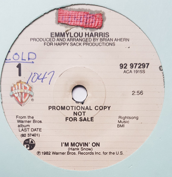 Accords et paroles Maybe Tonight Emmylou Harris