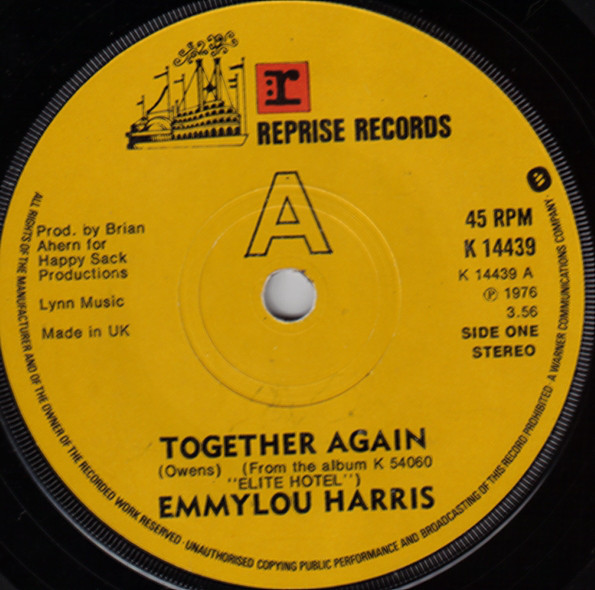 Accords et paroles Together Again Emmylou Harris