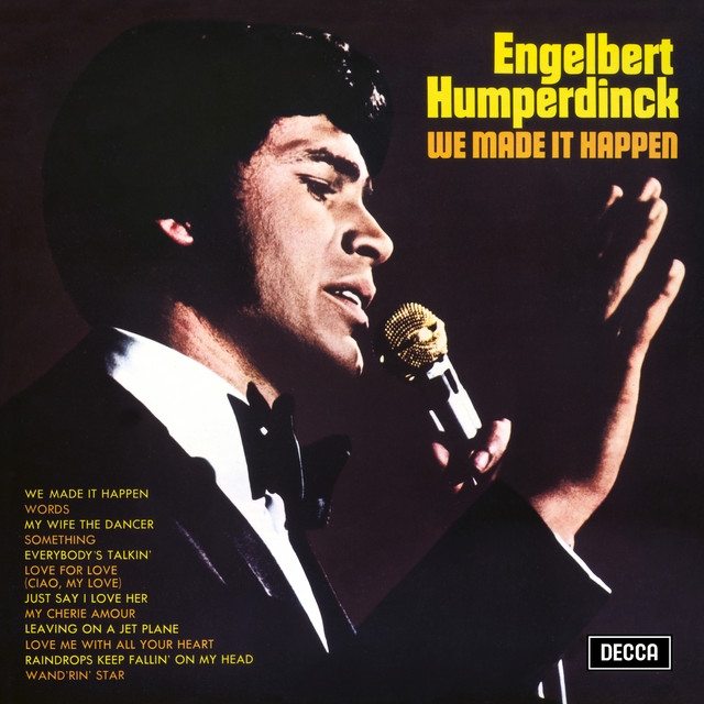 Accords et paroles Raindrops Keep Falling On My Head Engelbert Humperdinck