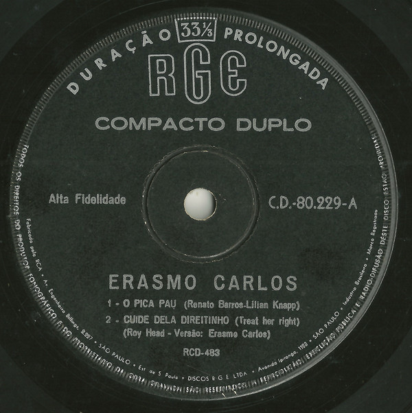 Accords et paroles O Carango Erasmo Carlos