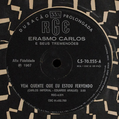 Accords et paroles Vem quente que eu estou fervendo Erasmo Carlos