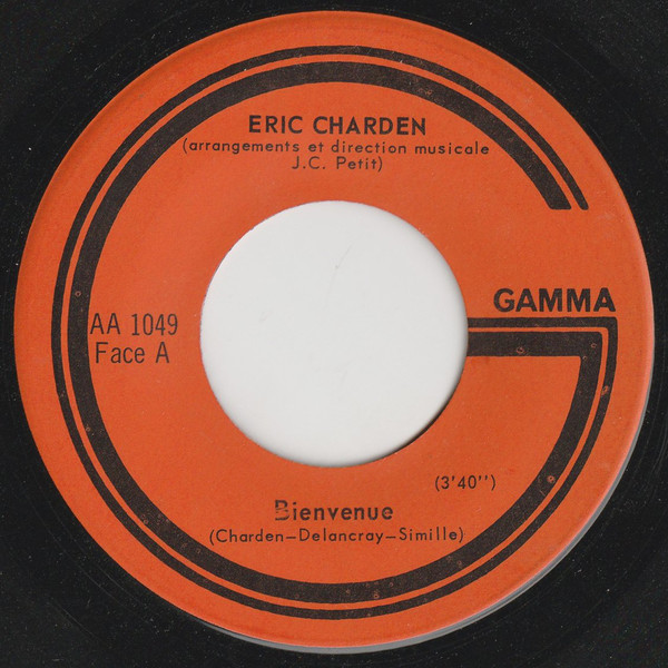Accords et paroles Bienvenue Eric Charden