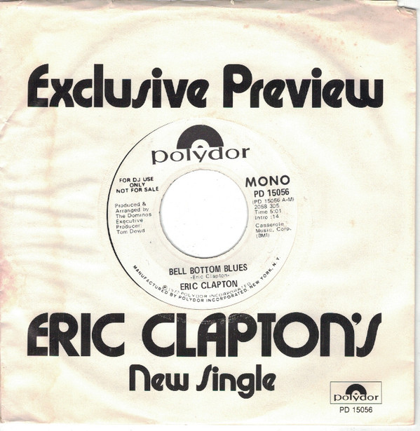 Accords et paroles Bell Bottom Blues Eric Clapton