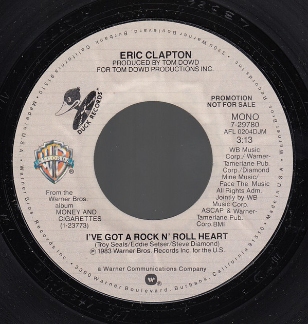 Accords et paroles I've got a Rock N`Roll Heart Eric Clapton