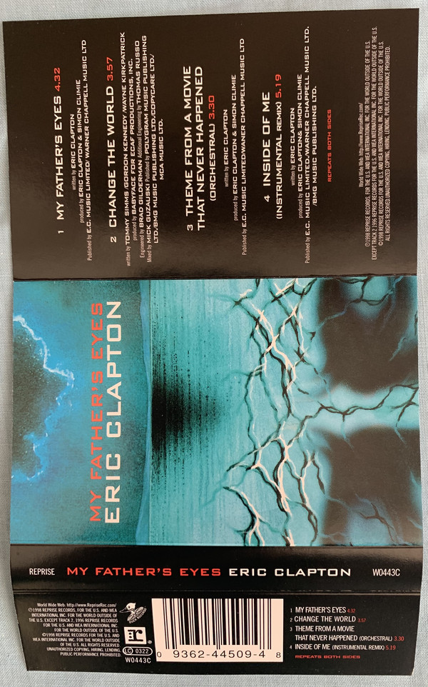 Accords et paroles My father eyes Eric Clapton