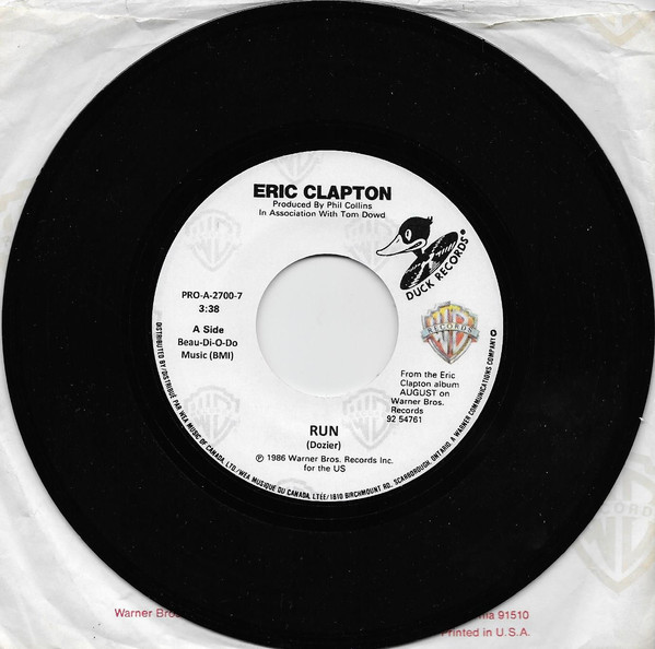 Accords et paroles Run Eric Clapton