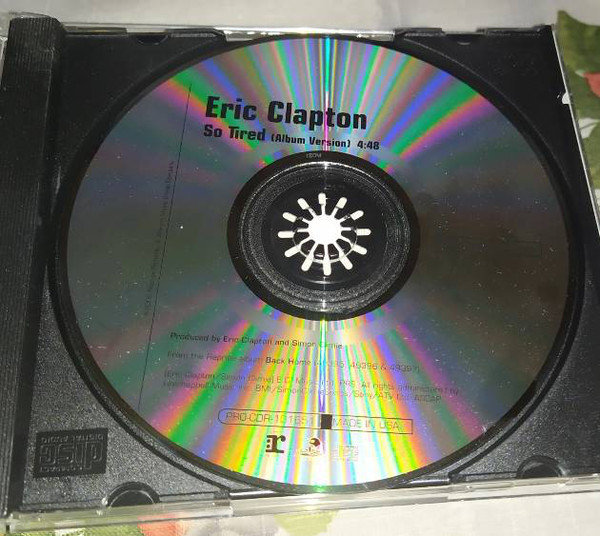 Accords et paroles So Tired Eric Clapton