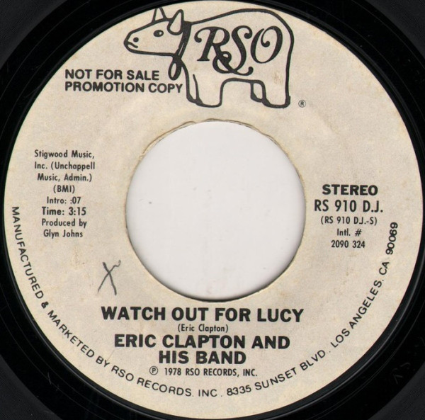 Accords et paroles Watch out for Lucy Eric Clapton