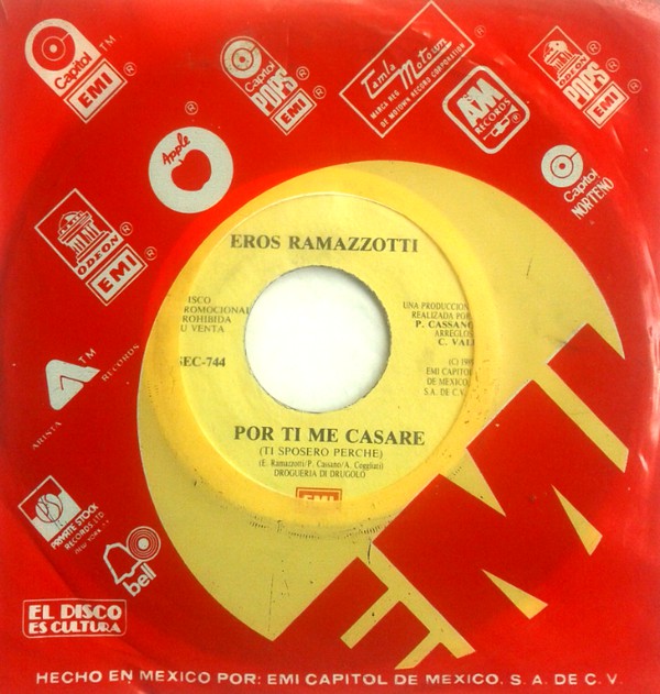 Accords et paroles Por Ti Me Casaré Eros Ramazzotti