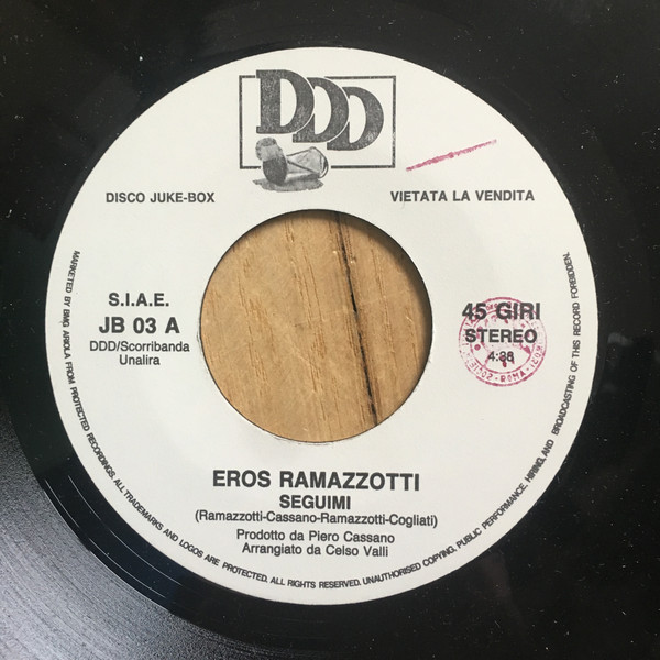 Accords et paroles Seguimi Eros Ramazzotti