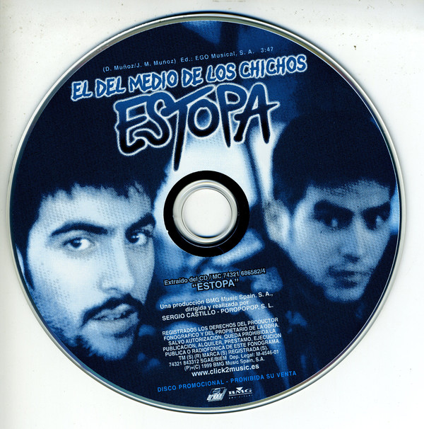 Accords et paroles El Del Medio De Los Chichos Estopa