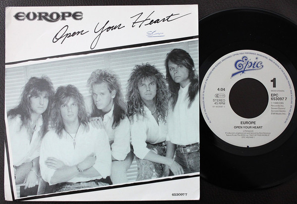 Accords et paroles Open your heart Europe
