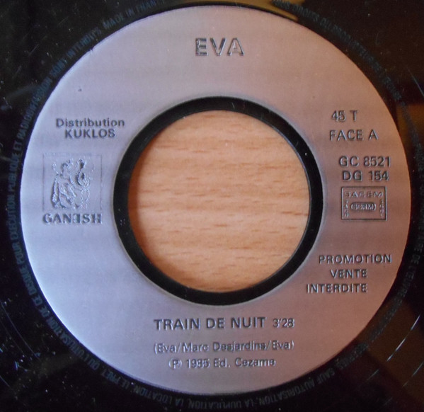 Accords et paroles Train de nuit Eva