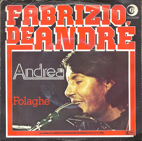 Accords et paroles Andrea Fabrizio De André