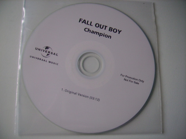 Accords et paroles Champion Fall Out Boy