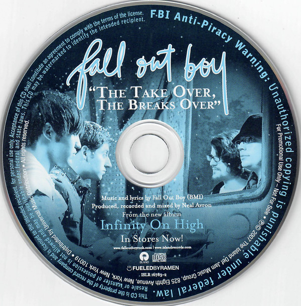 Accords et paroles The Take Over The Breaks Over Fall Out Boy