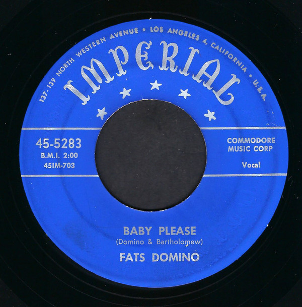 Accords et paroles Baby Please Fats Domino