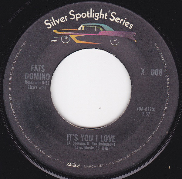 Accords et paroles Its You I Love Fats Domino