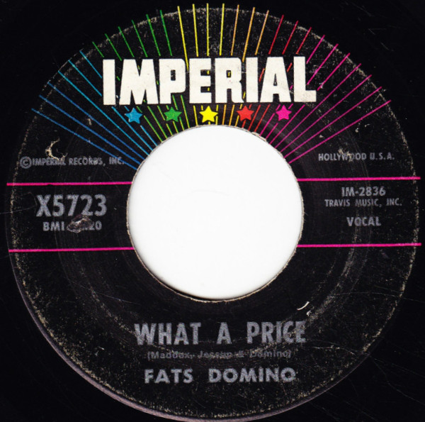 Accords et paroles What A Price Fats Domino