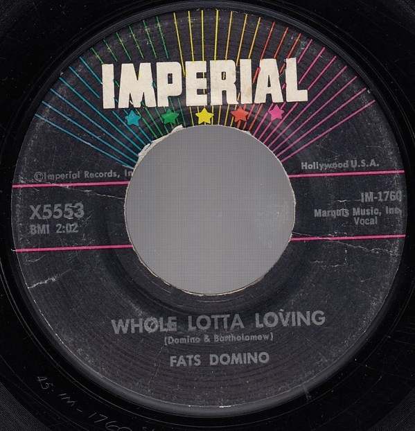Accords et paroles Whole Lotta Loving Fats Domino