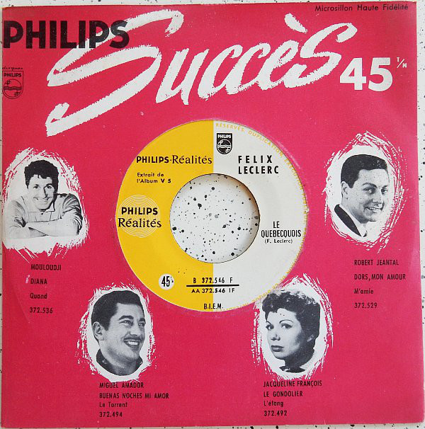 Accords et paroles Le Québecois Félix Leclerc