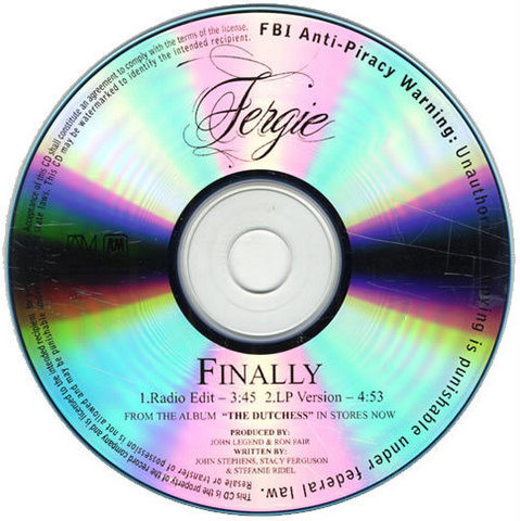 Accords et paroles Finally Fergie