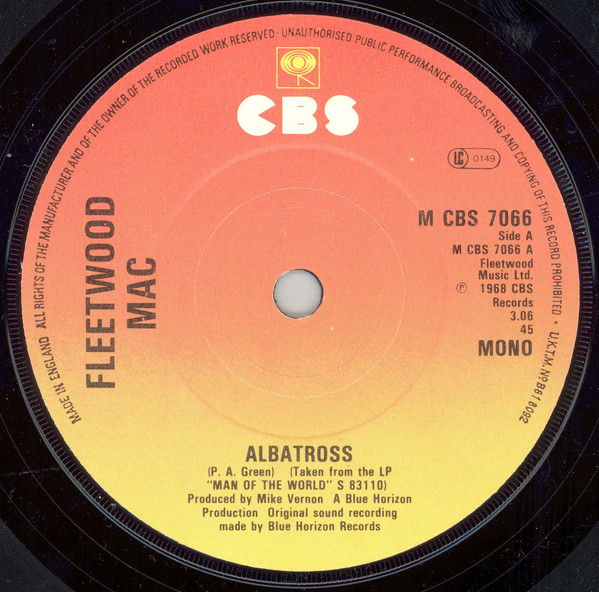 Accords et paroles Albatross Fleetwood Mac