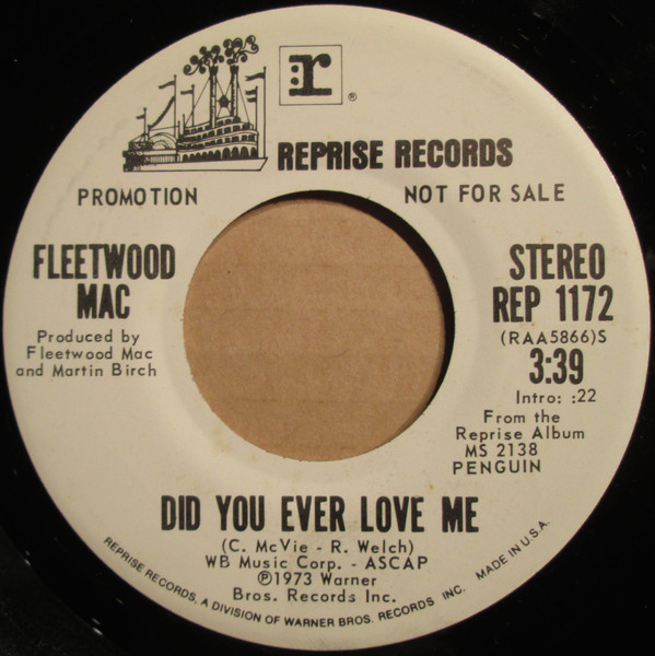 Accords et paroles Did You Ever Love Me Fleetwood Mac