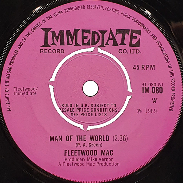 Accords et paroles Man Of The World Fleetwood Mac
