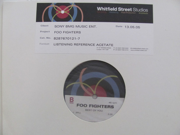 Accords et paroles Best of You Foo Fighters