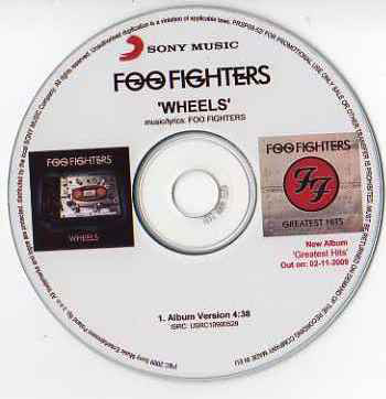 Accords et paroles Wheels Foo Fighters
