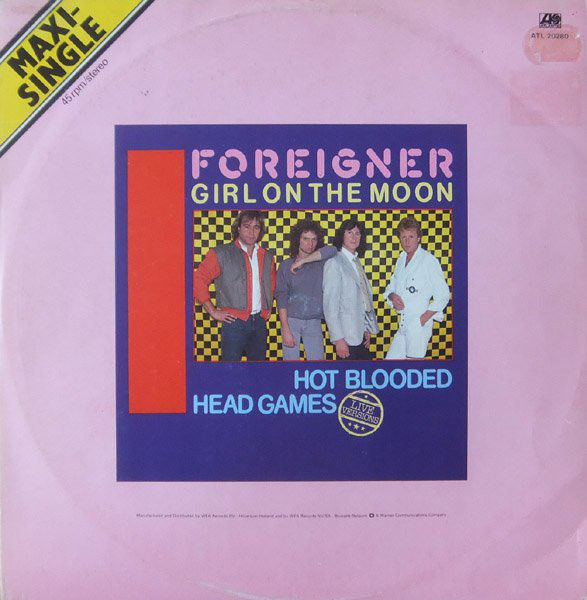 Accords et paroles Girl On The Moon Foreigner