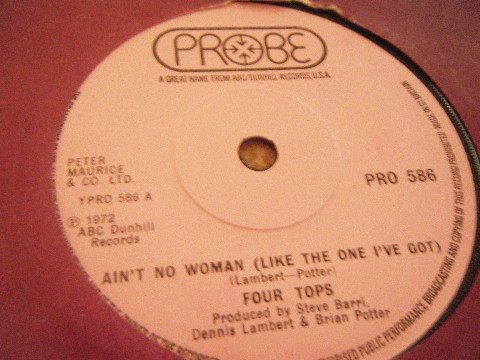 Accords et paroles Aint No Woman Like The One I Got Four Tops