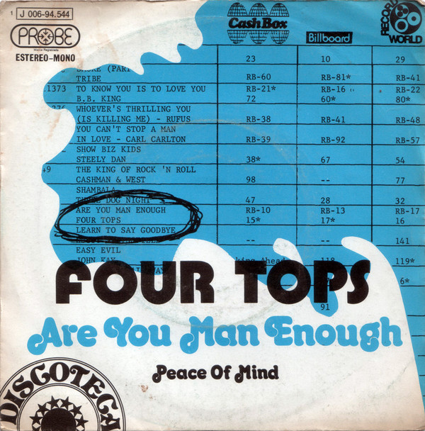 Accords et paroles Are You Man Enough Four Tops