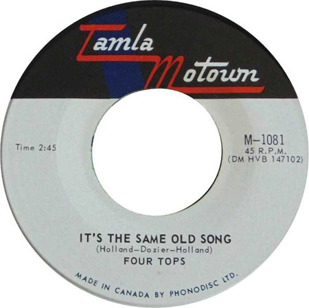 Accords et paroles It's the Same Old Song Four Tops